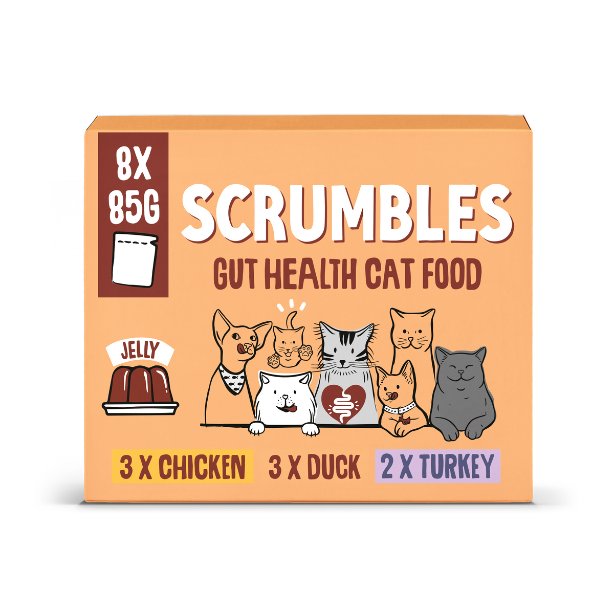 Wet Cat Pouches Poultry in Jelly