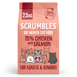 Nourriture sèche pour chats au saumon