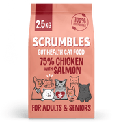 Nourriture sèche pour chats au saumon